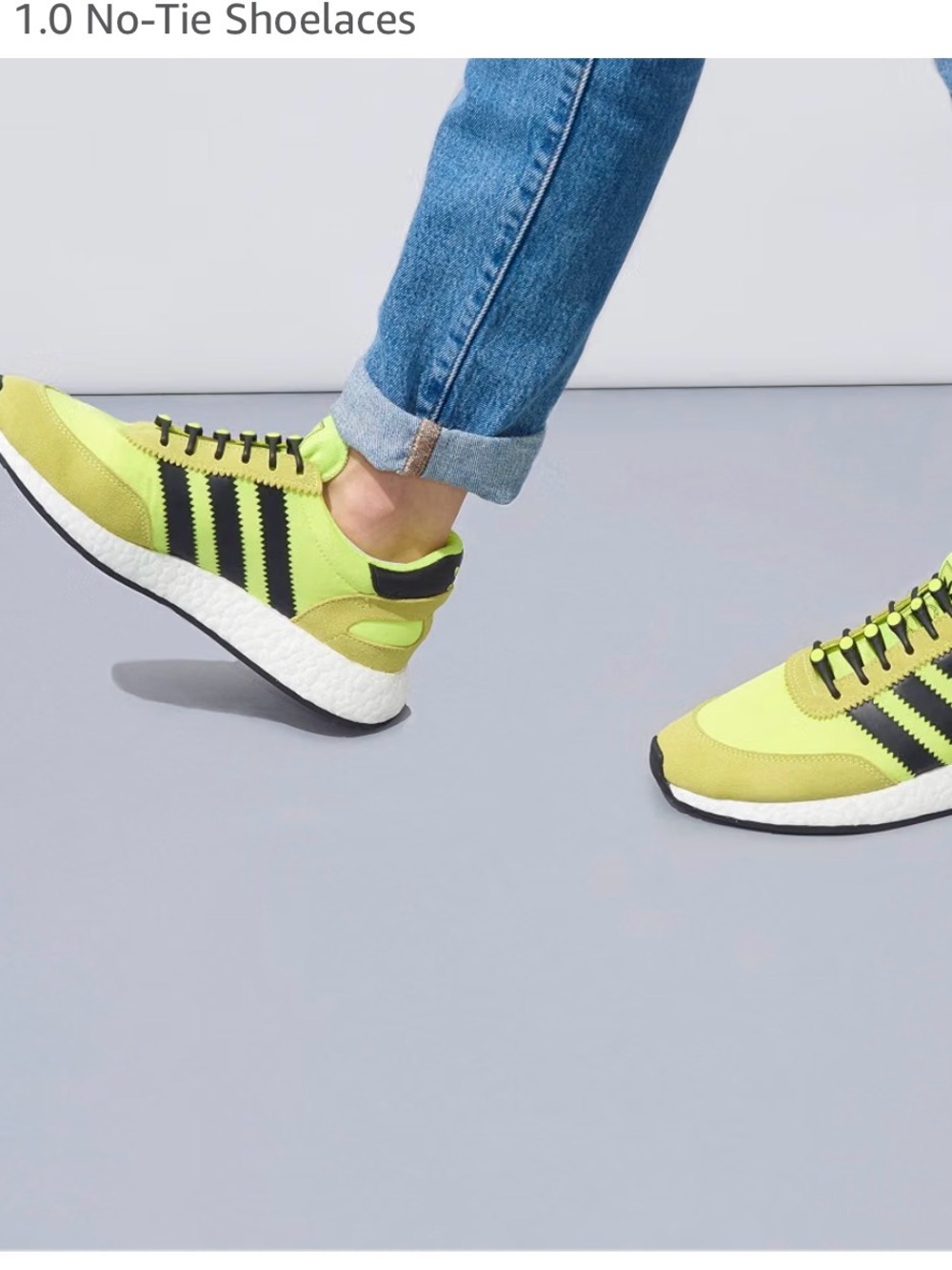 Hickies No-Tie Lacing System - Neon Yellow